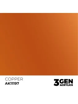 Compra Copper Metallic Green Metallic 3 Gen 17 ml (AK11197) de AK Inte