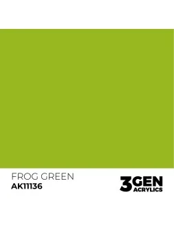 Compra Frog Green 3 Gen 17 ml (AK11136) de AK Interactive al mejor pre