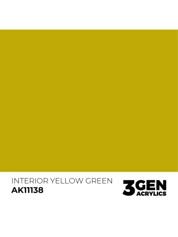 Compra Interior Yellow Green 3 Gen 17 ml (AK11138) de AK Interactive a