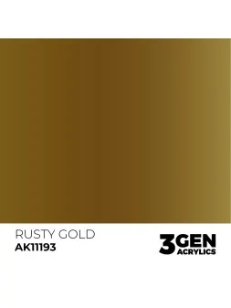 Compra Rusty Gold Metallic Green Metallic 3 Gen 17 ml (AK11193) de AK 