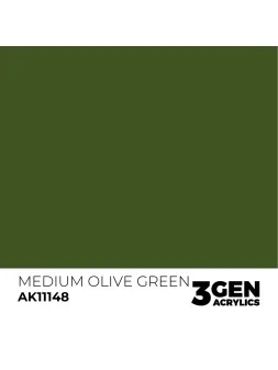Compra Medium Olive Green 3 Gen 17 ml (AK11148) de AK Interactive al m