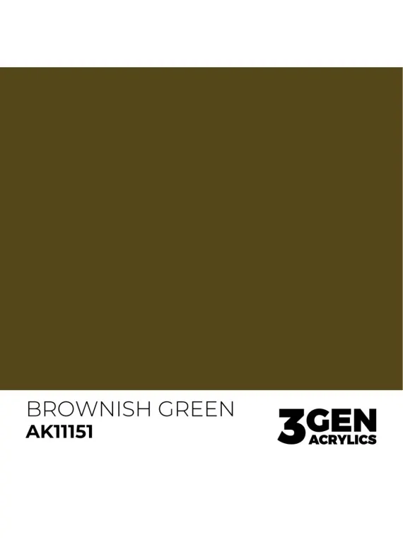Compra Brownish Green 3 Gen 17 ml (AK11151) de AK Interactive al mejor