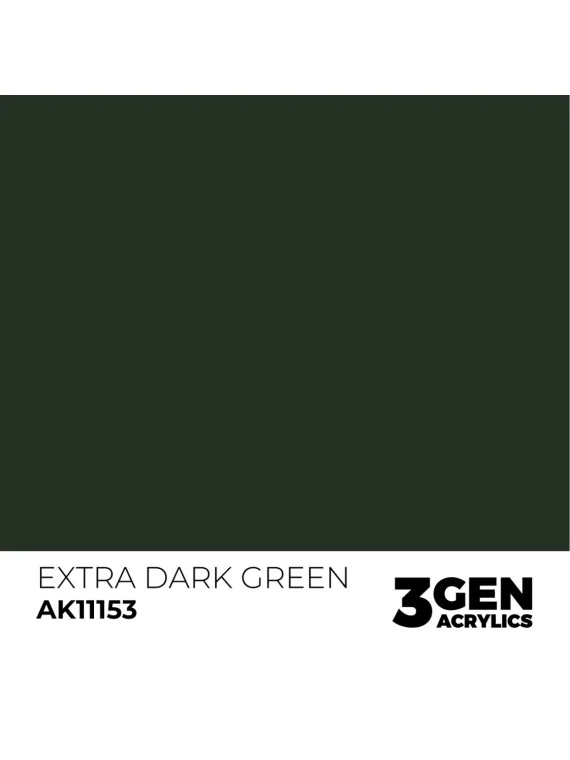 Compra Extra Dark Green 3 Gen 17 ml (AK11153) de AK Interactive al mej