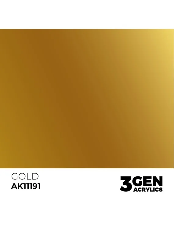 Compra Gold Metallic 3 Gen 17 ml (AK11191) de AK Interactive al mejor 