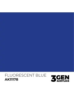 Compra Fluorescent Blue 3 Gen 17 ml (AK11178) de AK Interactive al mej