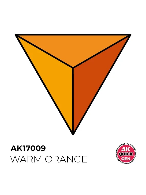 Compra Warm Orange Quick Gen Color 18 ml (AK17009) de AK Interactive a