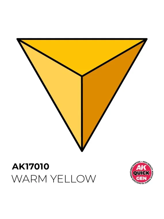 Compra Warm Yellow Quick Gen Color 18 ml (AK17010) de AK Interactive a