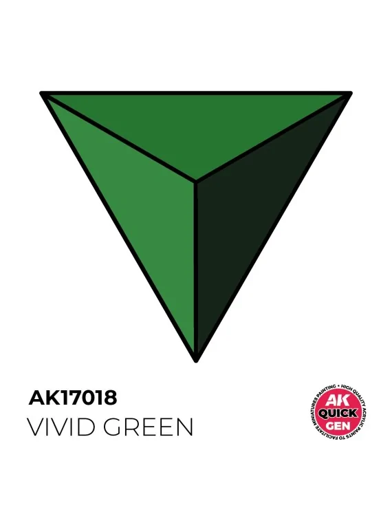 Compra Vivid Green Quick Gen Color 18 ml (AK17018) de AK Interactive a
