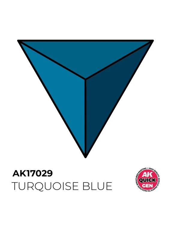Compra Turquoise Blue Quick Gen Color 18 ml (AK17029) de AK Interactiv