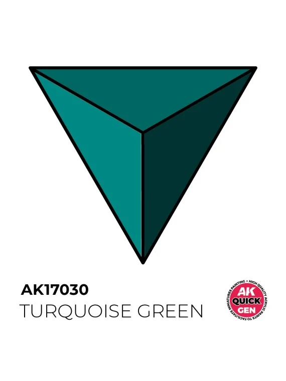 Compra Turquoise Green Quick Gen Color 18 ml (AK17030) de AK Interacti