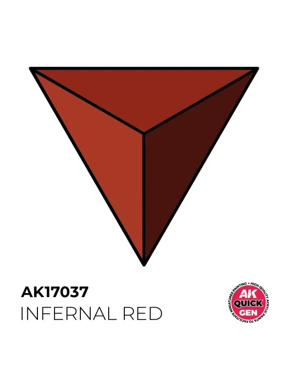 Compra Infernal Red Quick Gen Color 18 ml (AK17037) de AK Interactive 