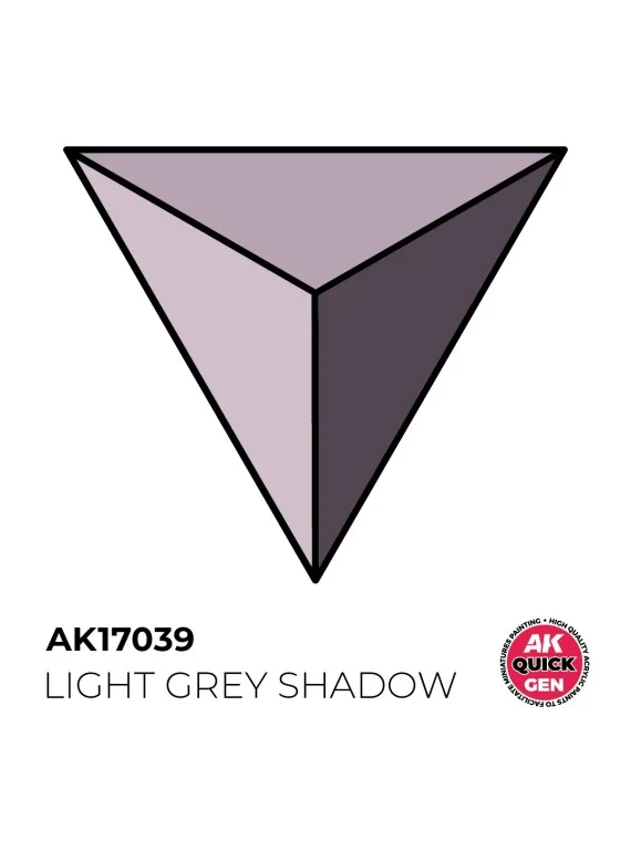Compra Light Grey Shadow Quick Gen Color 18 ml (AK17039) de AK Interac