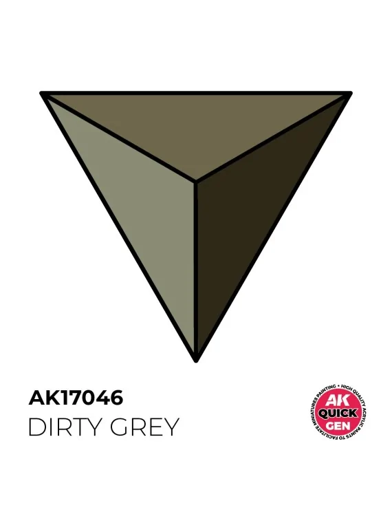 Compra Dirty Grey Quick Gen Color 18 ml (AK17046) de AK Interactive al