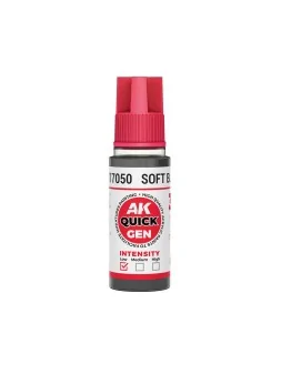 Compra Soft Black Quick Gen Color 18 ml (AK17050) de AK Interactive al