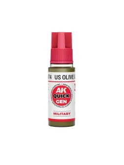 Compra US Olive Uniform Quick Gen Color 18 ml (AK17074) de AK Interact