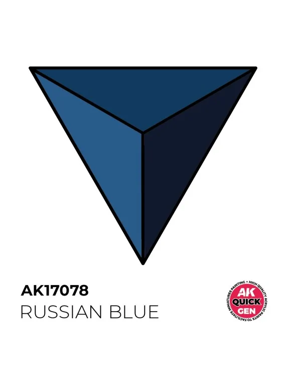 Compra Russian Blue Quick Gen Color 18 ml (AK17078) de AK Interactive 