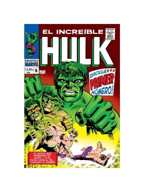 Compra Biblioteca Marvel 91 El Increíble Hulk 6 de Panini Comics al me