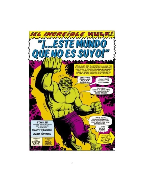 Compra Biblioteca Marvel 91 El Increíble Hulk 6 de Panini Comics al me