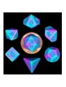 Compra FanRoll Mini Pack de Dados Turquoise and Purple Marble de FanRo