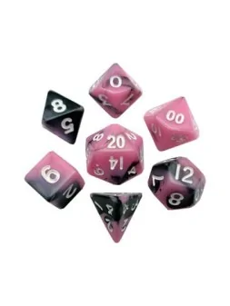 Compra FanRoll Mini Pack de Dados Pink/Black with White Numbers de Fan