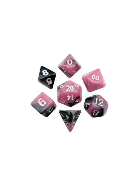 Compra FanRoll Mini Pack de Dados Pink/Black with White Numbers de Fan