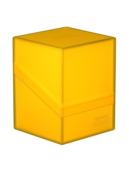 Ultimate Guard Boulder Deck Case 100+ Tamaño Estándar Ámbar de Ultimate Guard en CAJAS | La Cueva Roja
