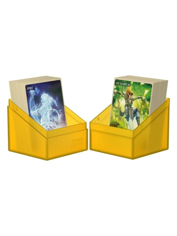 Compra Ultimate Guard Boulder Deck Case 100+ Tamaño Estándar Ámbar de 