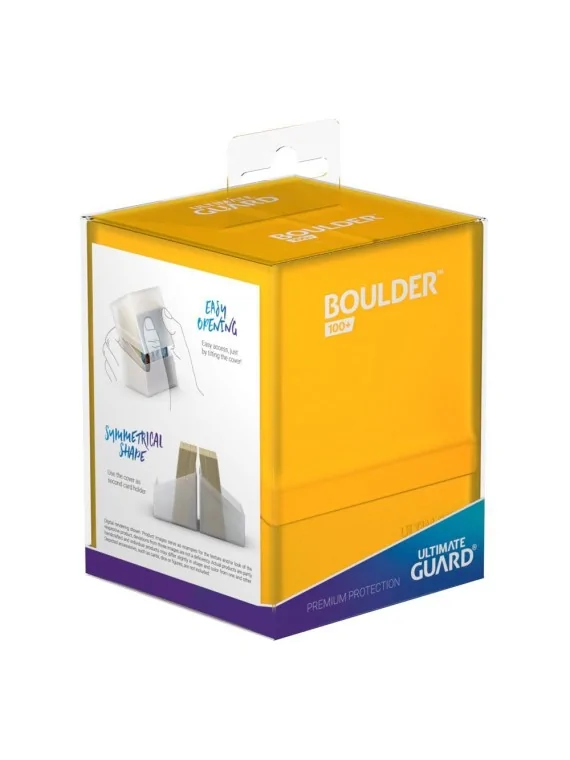Compra Ultimate Guard Boulder Deck Case 100+ Tamaño Estándar Ámbar de 