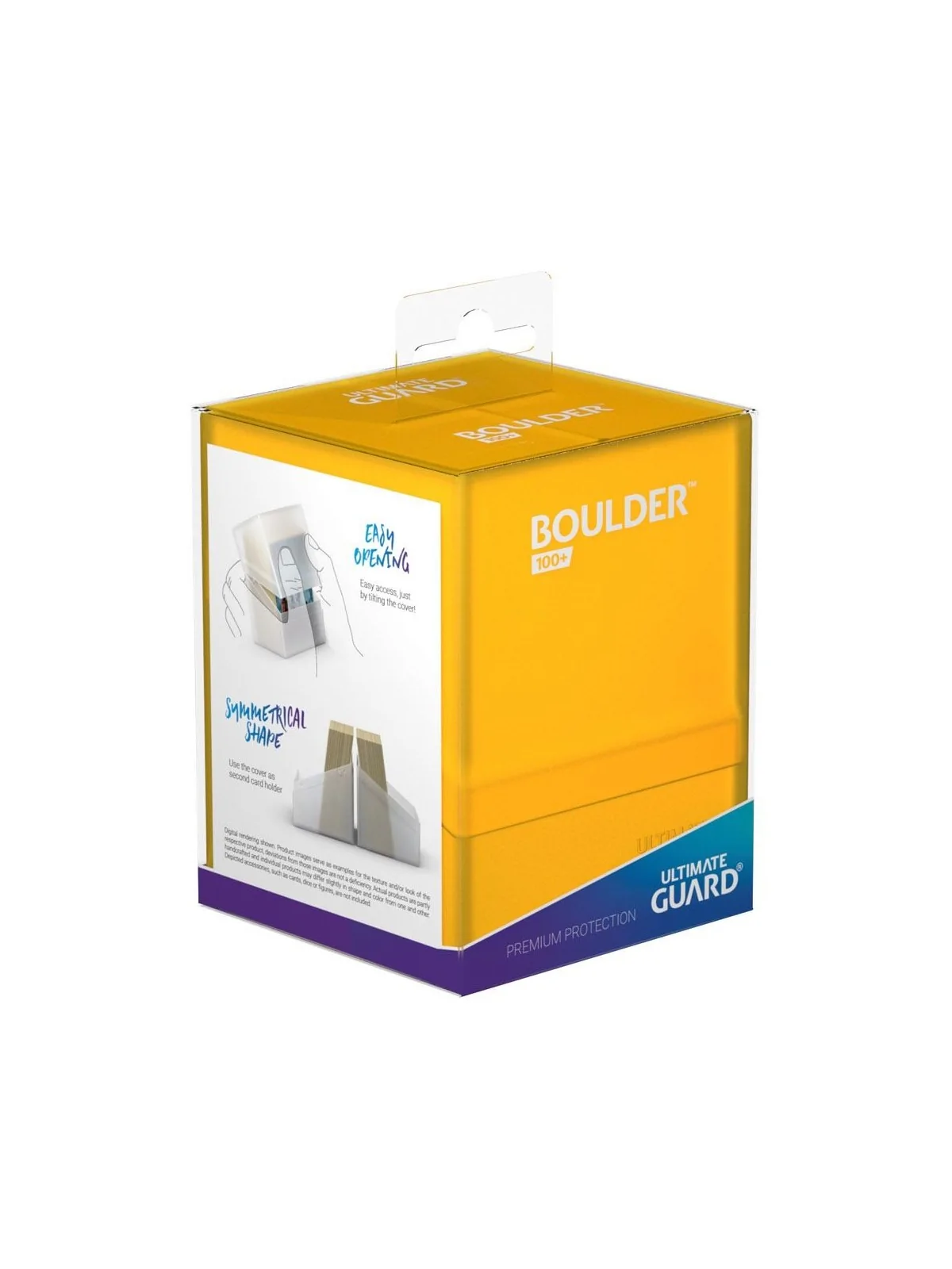Compra Ultimate Guard Boulder Deck Case 100+ Tamaño Estándar Ámbar de 