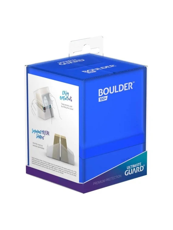Compra Ultimate Guard Boulder Deck Case 100+ Tamaño Estándar Sapphire 