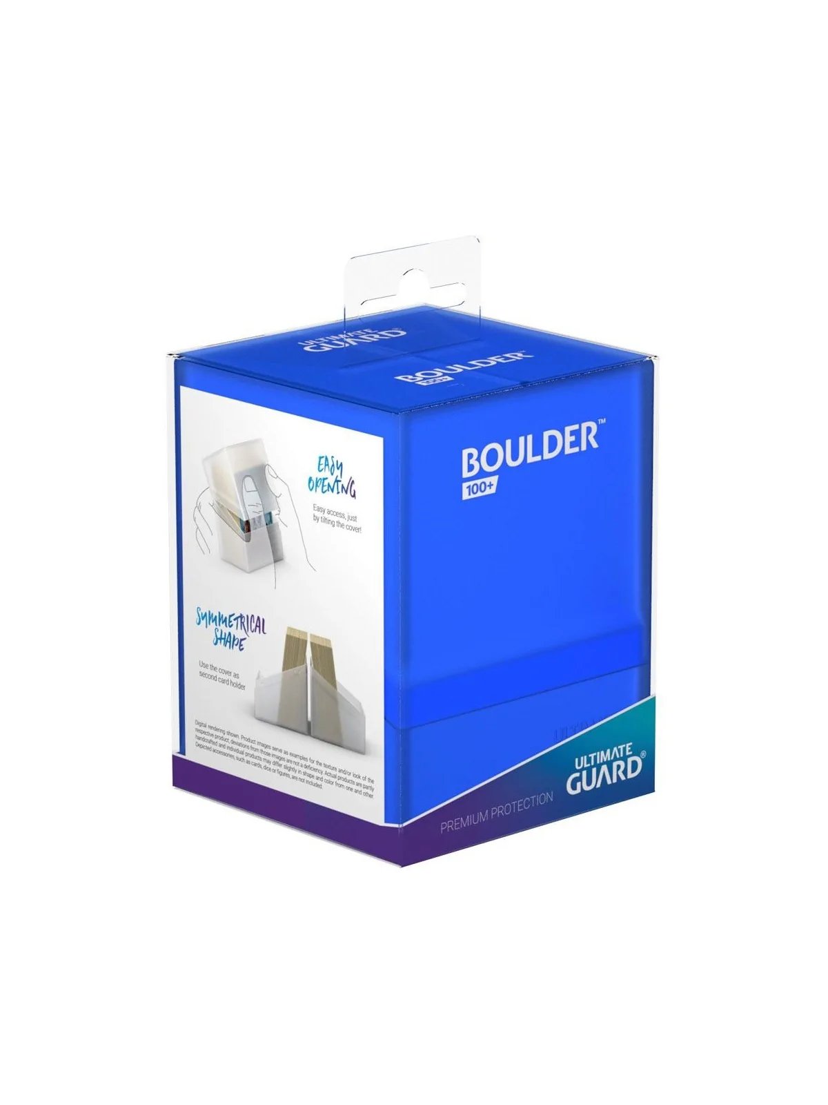 Compra Ultimate Guard Boulder Deck Case 100+ Tamaño Estándar Sapphire 