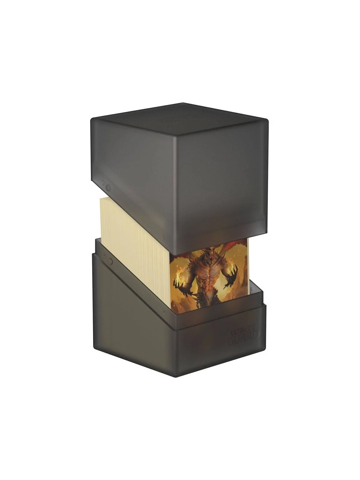 Compra Ultimate Guard Boulder Deck Case 100+ Tamaño Estándar Onyx de U