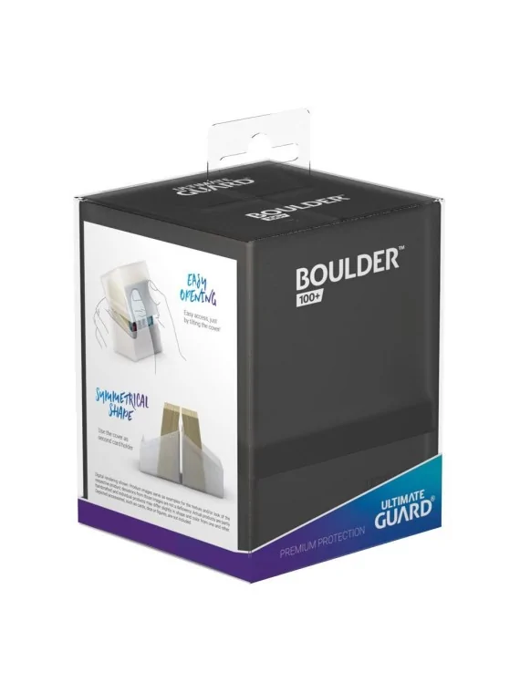 Compra Ultimate Guard Boulder Deck Case 100+ Tamaño Estándar Onyx de U