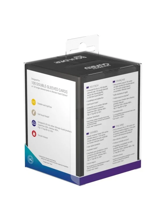 Compra Ultimate Guard Boulder Deck Case 100+ Tamaño Estándar Onyx de U