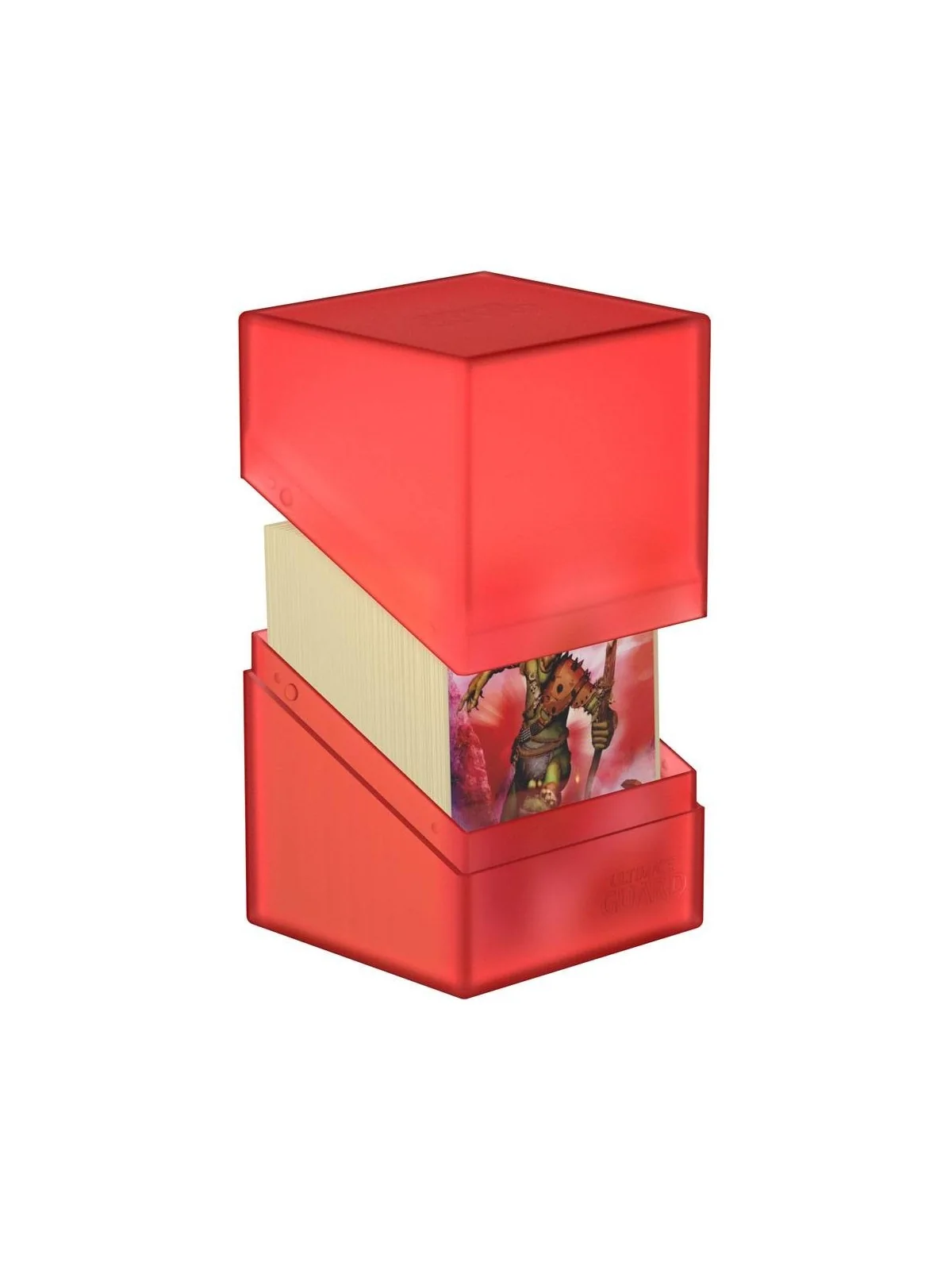 Compra Ultimate Guard Boulder Deck Case 100+ Tamaño Estándar Ruby de U