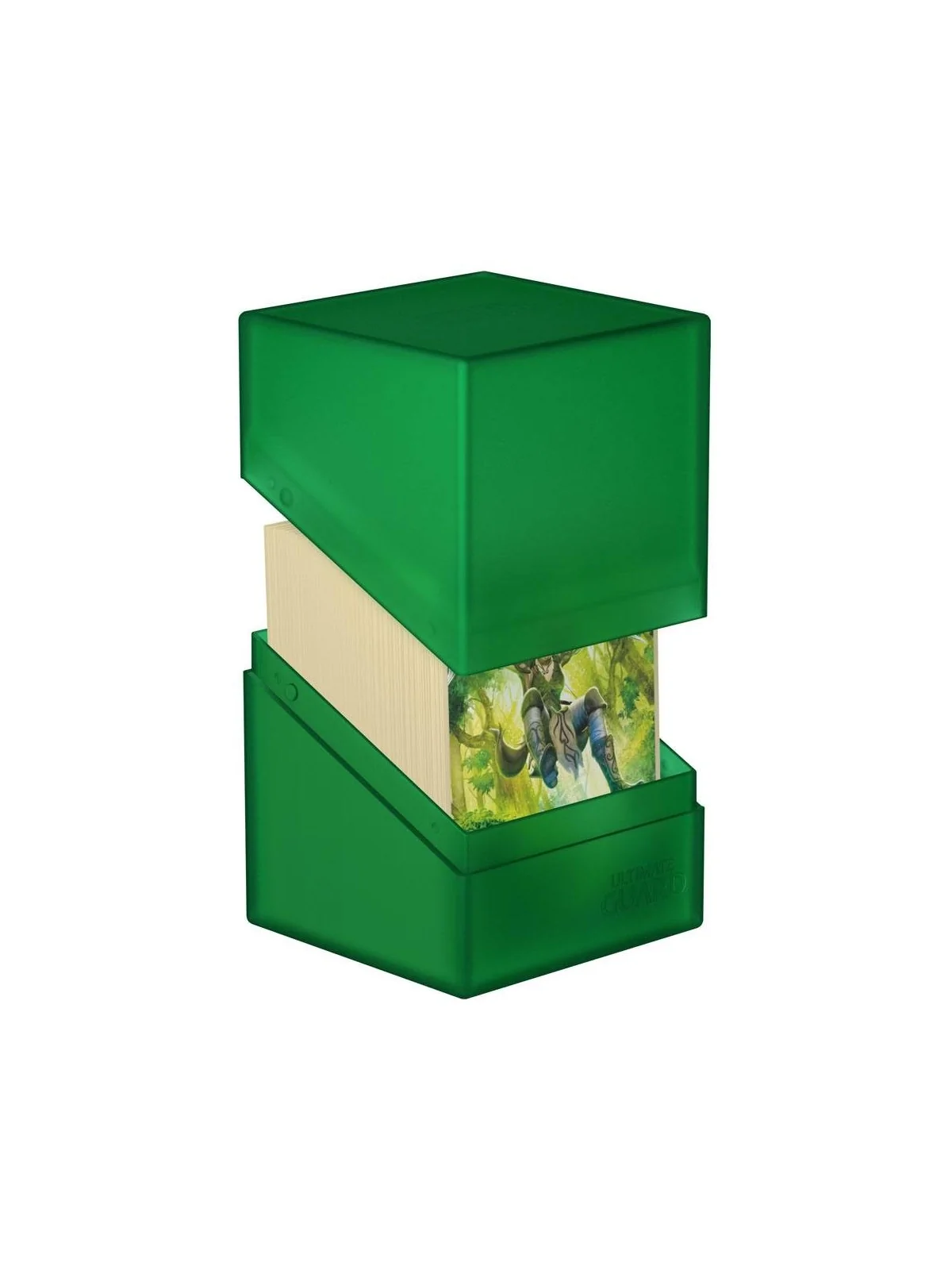 Compra Ultimate Guard Boulder Deck Case 100+ Tamaño Estándar Emerald d