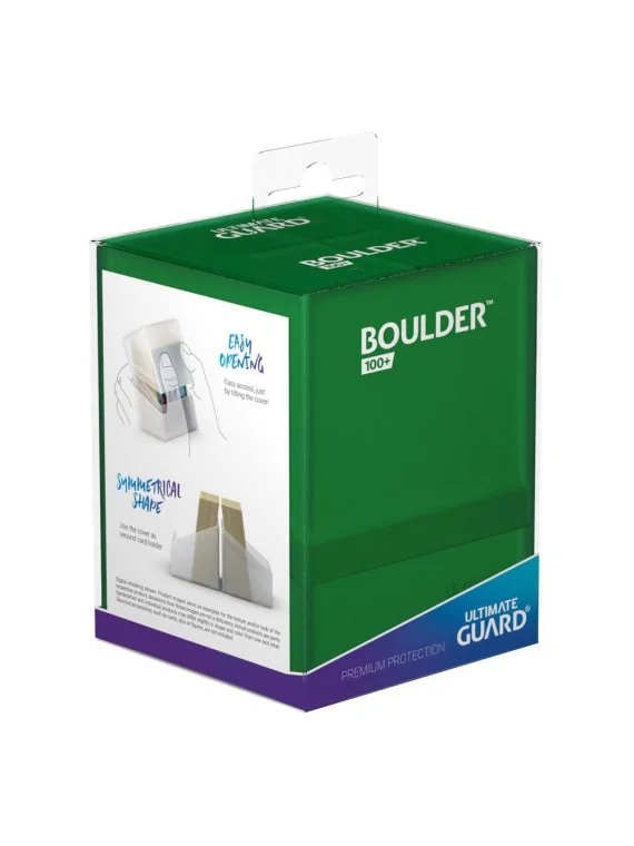 Compra Ultimate Guard Boulder Deck Case 100+ Tamaño Estándar Emerald d