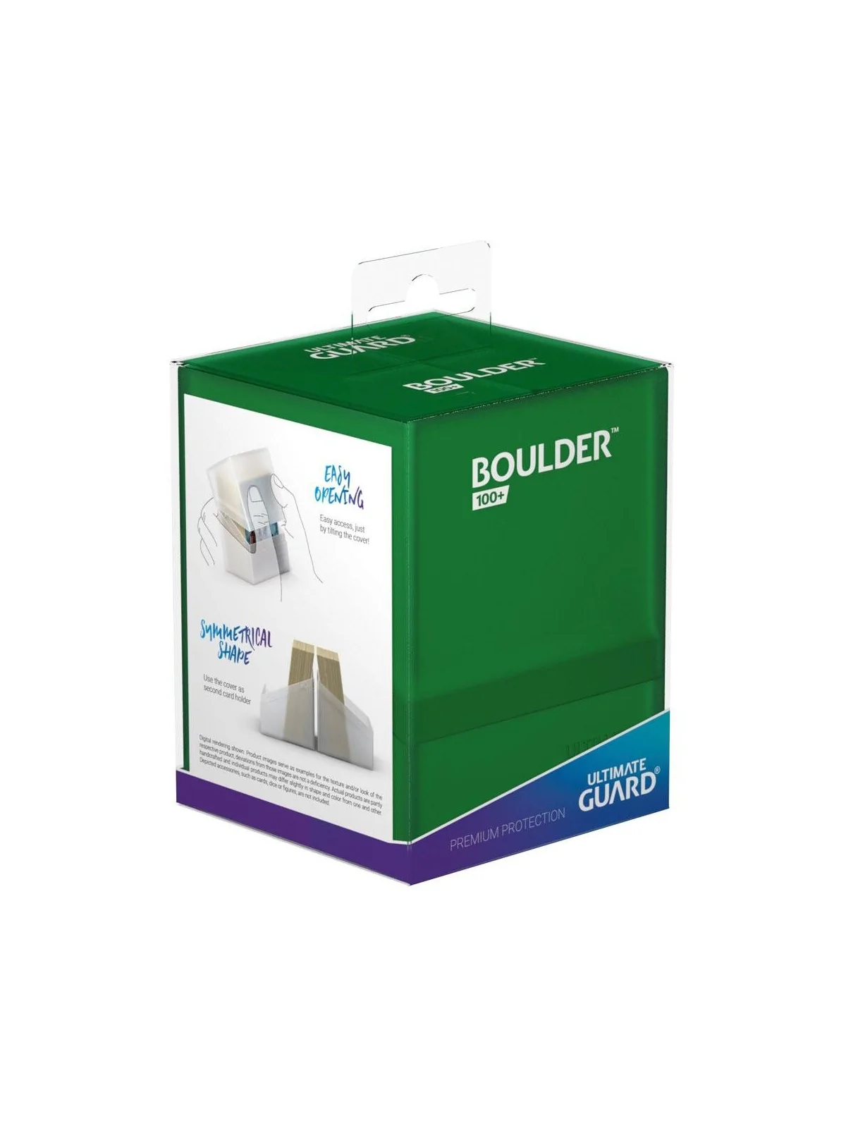 Compra Ultimate Guard Boulder Deck Case 100+ Tamaño Estándar Emerald d