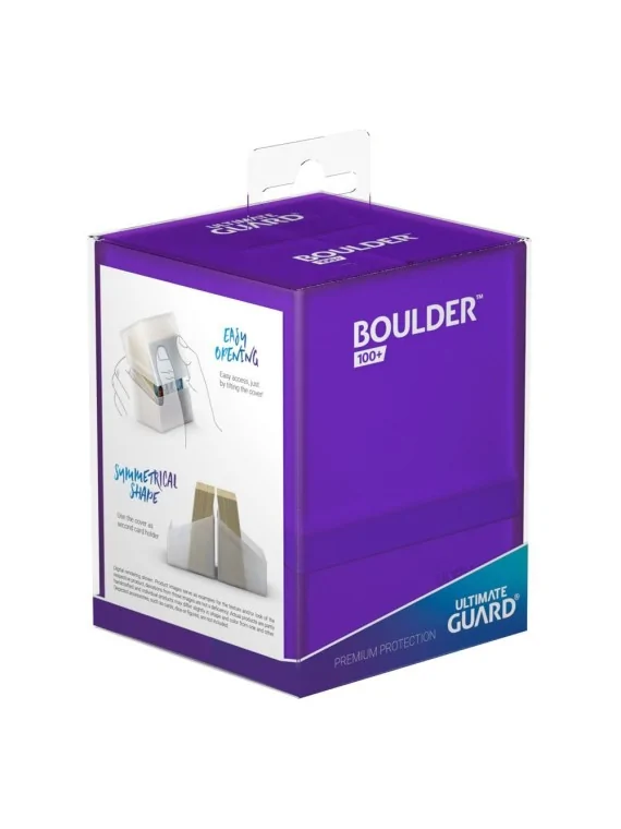 Compra Ultimate Guard Boulder Deck Case 100+ Tamaño Estándar Amethyst 
