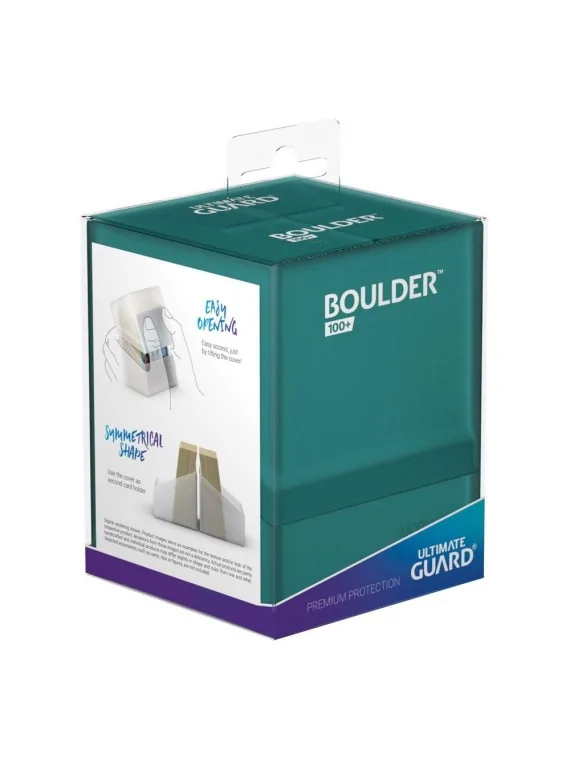 Compra Ultimate Guard Boulder Deck Case 100+ Tamaño Estándar Malachite