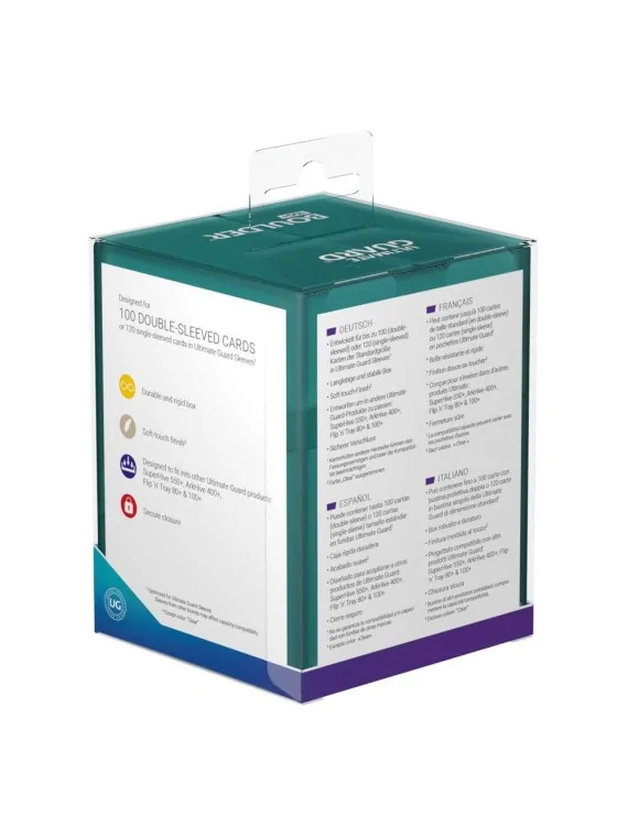 Compra Ultimate Guard Boulder Deck Case 100+ Tamaño Estándar Malachite