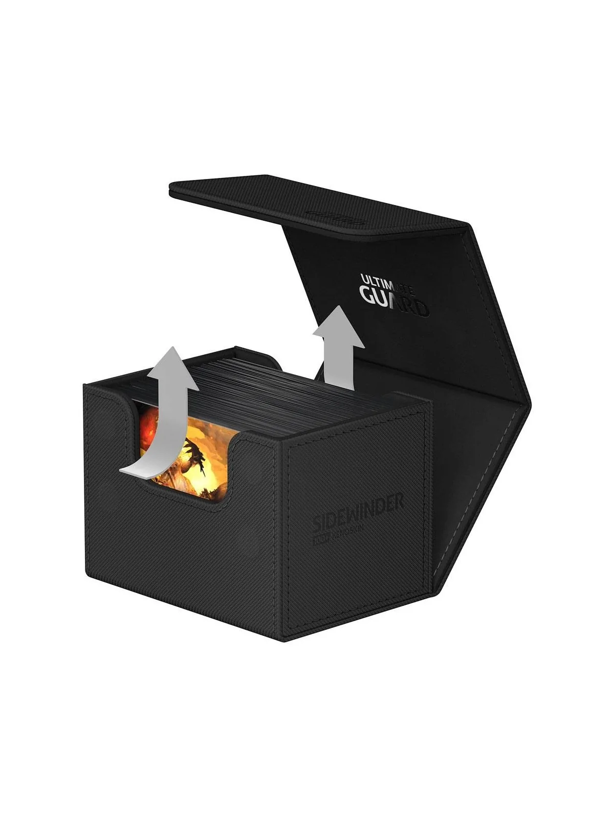Compra Ultimate Guard Sidewinder 100+ XenoSkin Monocolor Negro de Ulti