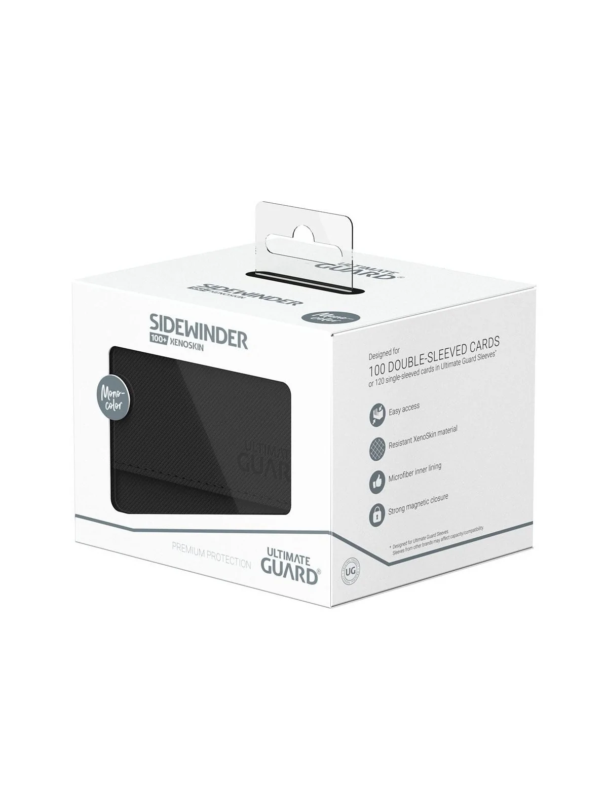 Compra Ultimate Guard Sidewinder 100+ XenoSkin Monocolor Negro de Ulti