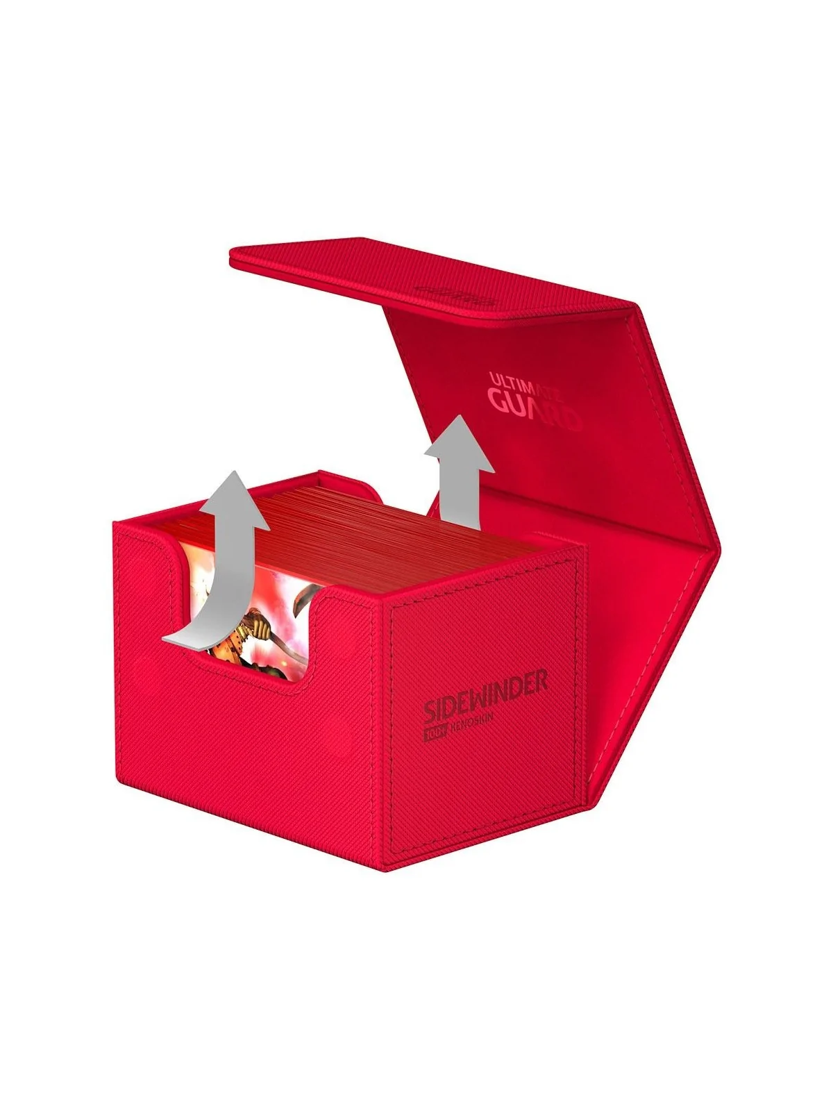 Compra Ultimate Guard Sidewinder 100+ XenoSkin Monocolor Rojo de Ultim