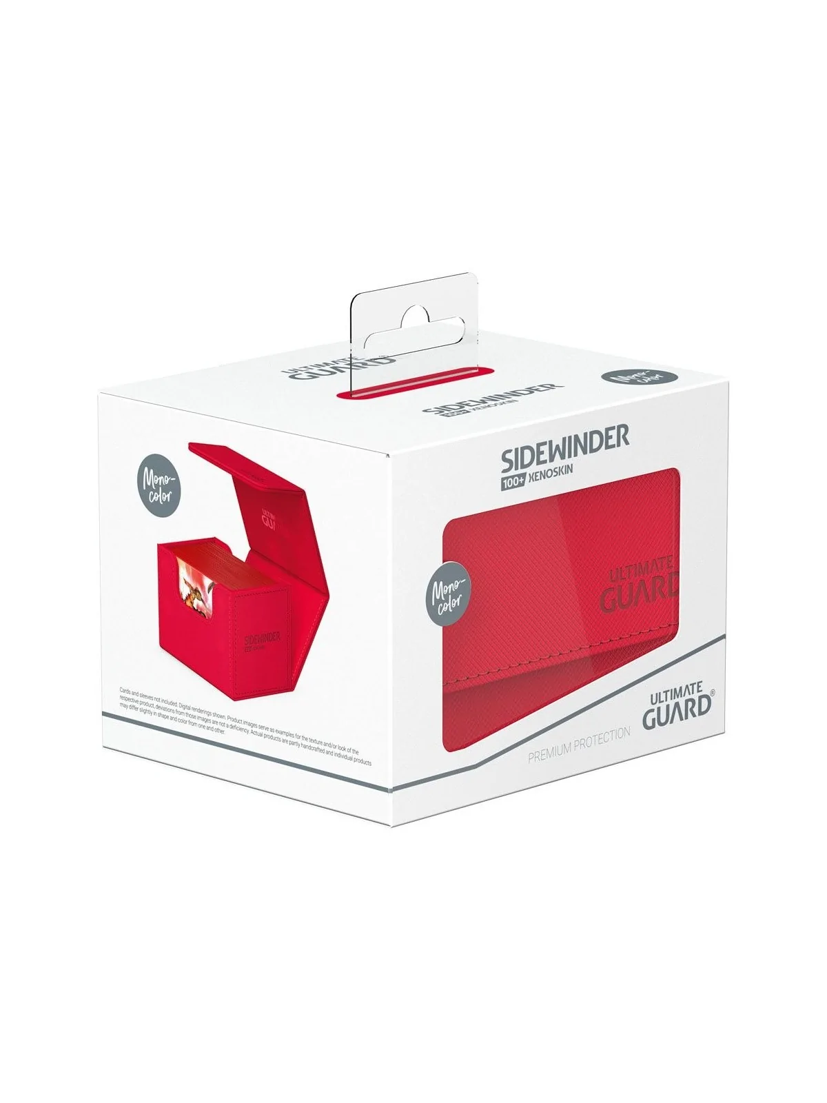 Compra Ultimate Guard Sidewinder 100+ XenoSkin Monocolor Rojo de Ultim