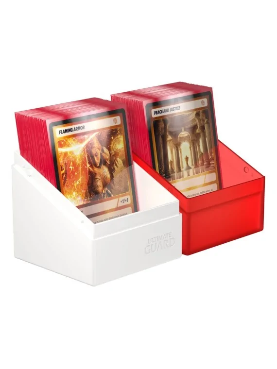 Compra Ultimate Guard Boulder Deck Case 100+ SYNERGY Rojo/Blanco de Ul