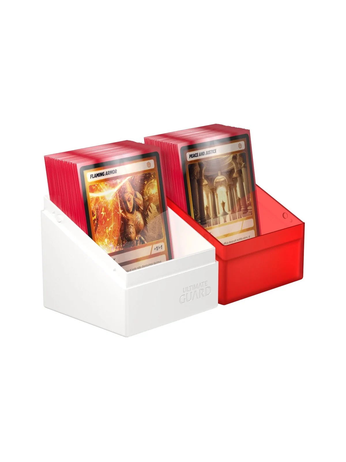 Compra Ultimate Guard Boulder Deck Case 100+ SYNERGY Rojo/Blanco de Ul