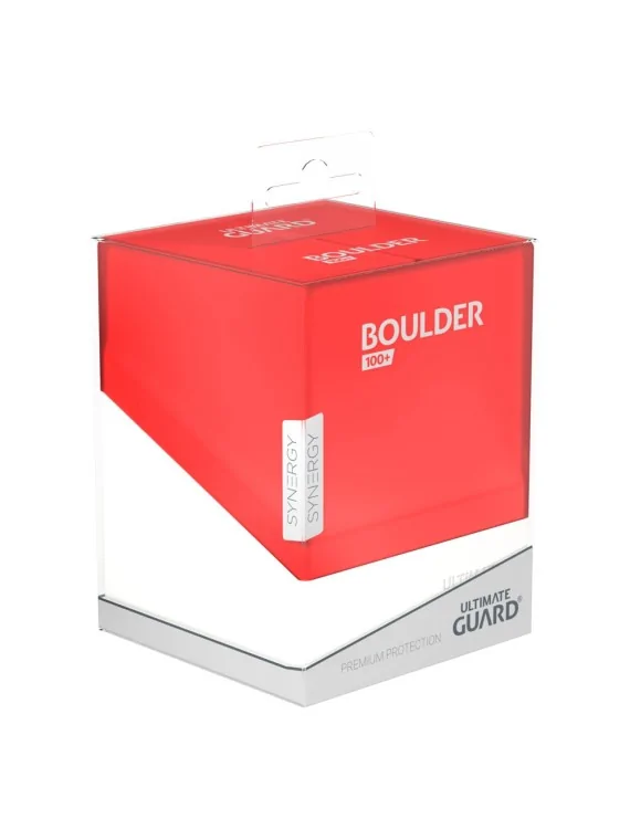 Compra Ultimate Guard Boulder Deck Case 100+ SYNERGY Rojo/Blanco de Ul