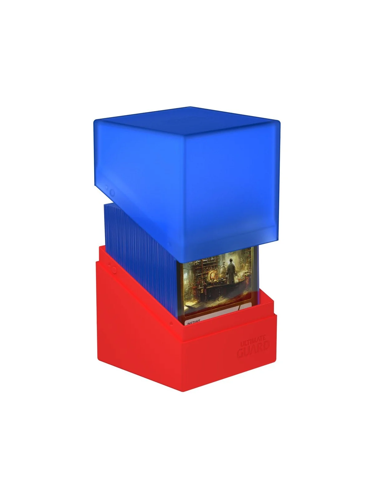 Compra Ultimate Guard Boulder Deck Case 100+ SYNERGY Azul/Rojo de Ulti