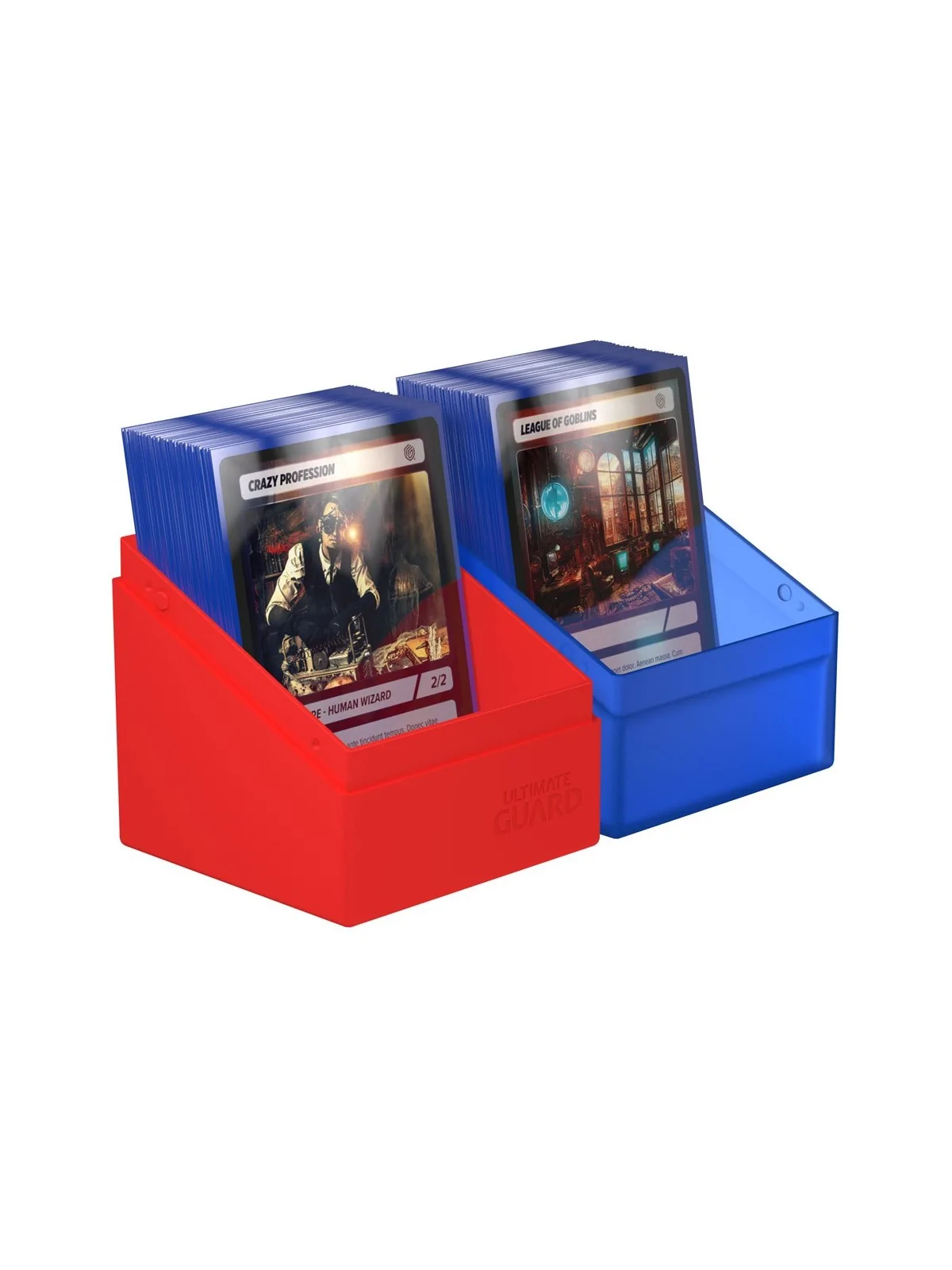 Compra Ultimate Guard Boulder Deck Case 100+ SYNERGY Azul/Rojo de Ulti